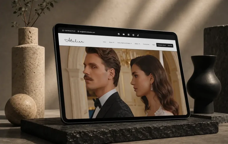 Web de Atelier de Bodas